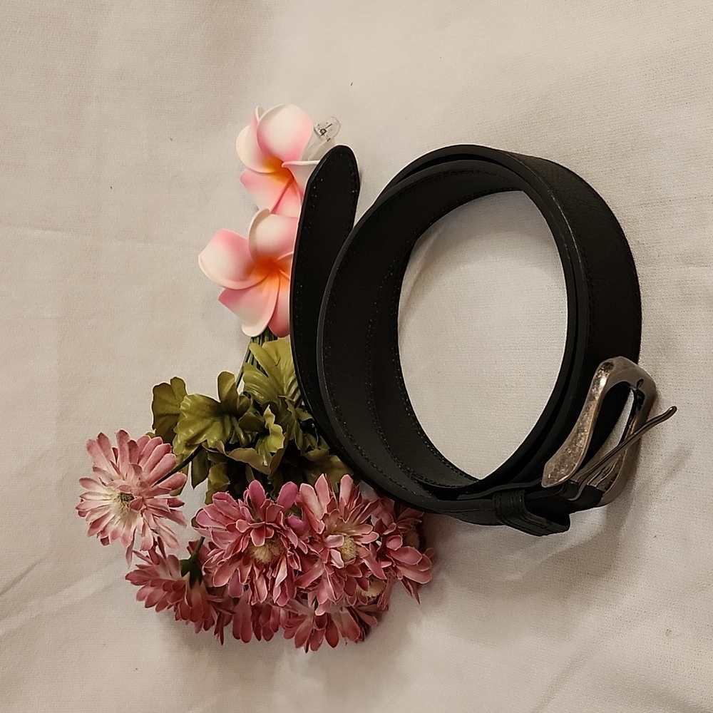 Genuine Leather Black Belt size large